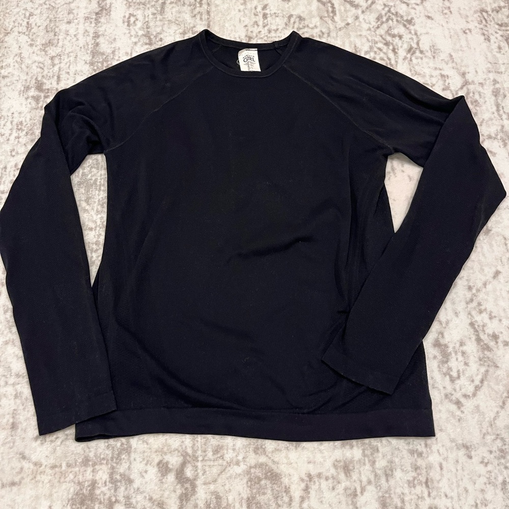 Athleta Girl Power Up Long Sleeve - Black